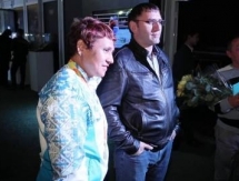 Койшибаева посетила олимпийскую выставку «Кайрата»