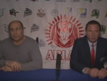 Видео послематчевой пресс-конференции игр чемпионата РК «Арлан» — «Кулагер» 3:2, 5:3