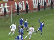 Видео автогола Абылгазы матча Премьер-Лиги «Актобе» — «Окжетпес»