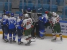 Видеообзор матча МХЛ «Снежные Барсы» — «Ирбис» 1:2