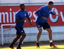 Фоторепортаж с предыгровой тренировки «Олимпиакоса»