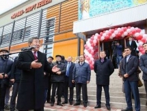 Сапиев и Елеусинов открыли спорткомплекс в Шу