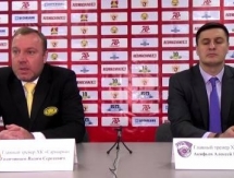 Видео послематчевой пресс-конференции игры ВХЛ «Сарыарка» — «Рубин» 3:1 