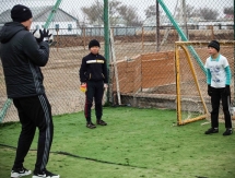 Футболисты «Атырау» провели мастер-класс в поселке Дамба