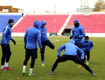 Фоторепортаж с тренировки «Иртыша» перед игрой с «Астаной»