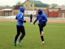 Фоторепортаж с тренировки «Иртыша» перед игрой с «Астаной»