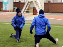 Фоторепортаж с тренировки «Иртыша» перед игрой с «Астаной»