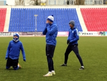 Фоторепортаж с тренировки «Иртыша» перед игрой с «Астаной»