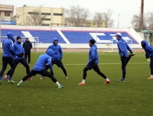 Фоторепортаж с тренировки «Иртыша» перед игрой с «Астаной»