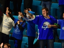 Фоторепортаж с матча КХЛ «Барыс» — «Медвешчак» 2:0