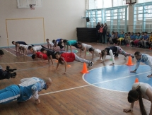 В Костанае состоялись открытые уроки «Физкульт-Ура» с Левитом