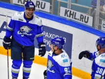 Фоторепортаж с матча КХЛ «Барыс» — «Автомобилист» 4:0