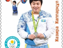 Казахстанских олимпийцев изобразили на почтовых марках