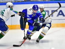 Фоторепортаж с матча МХЛ «Снежные Барсы» — «Толпар» 5:6