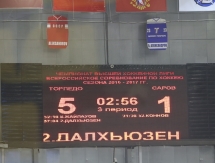Фоторепортаж с матча ВХЛ «Торпедо» — «Саров» 5:1