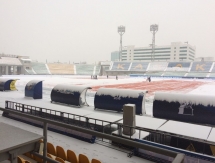 Фото с Центрального стадиона Алматы перед финалом Кубка Казахстана