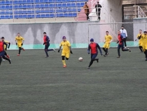 В Актау прошел футбольный матч между пограничниками России и Казахстана