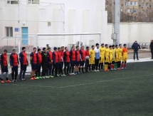 В Актау прошел футбольный матч между пограничниками России и Казахстана