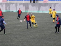 В Актау прошел футбольный матч между пограничниками России и Казахстана