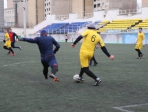 В Актау прошел футбольный матч между пограничниками России и Казахстана