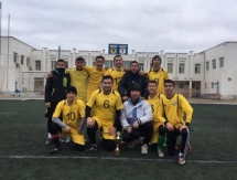 В Актау прошел футбольный матч между пограничниками России и Казахстана