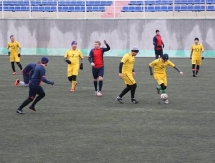 В Актау прошел футбольный матч между пограничниками России и Казахстана