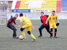 В Актау прошел футбольный матч между пограничниками России и Казахстана