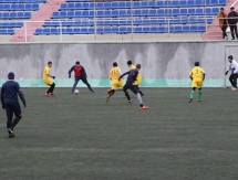 В Актау прошел футбольный матч между пограничниками России и Казахстана