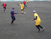 В Актау прошел футбольный матч между пограничниками России и Казахстана