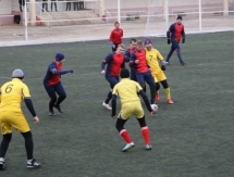 В Актау прошел футбольный матч между пограничниками России и Казахстана