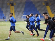 Фоторепортаж с тренировки «Астаны»