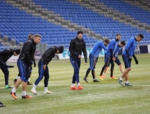 Фоторепортаж с тренировки «Астаны»