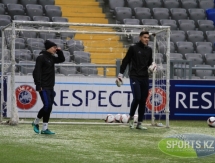 Фоторепортаж с предыгровой тренировки «Астаны»