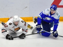 Фоторепортаж с матча КХЛ «Барыс» — «Амур» 2:1 ОТ