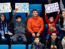 Фоторепортаж с матча КХЛ «Барыс» — «Амур» 2:1 ОТ