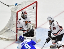 Фоторепортаж с матча КХЛ «Барыс» — «Амур» 2:1 ОТ