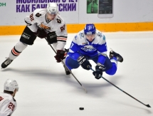 Фоторепортаж с матча КХЛ «Барыс» — «Амур» 2:1 ОТ