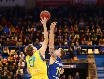 Фоторепортаж с матча ВТБ «Парма» — «Астана» 65:82