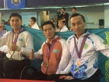 Семь медалей выиграли казахстанцы на чемпионате Азии по спортивным танцам на колясках