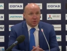 Видео послематчевой пресс-конференции игры КХЛ «Барыс» — «Куньлунь Ред Стар» 4:1