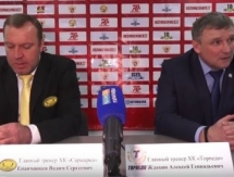 Видео послематчевой пресс-конференции игры ВХЛ «Сарыарка» — «Торпедо» 2:1 Б