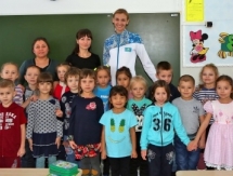 Рыпакова вернулась в свою школу в качестве учителя