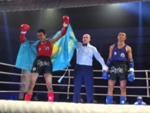 Рымбек и Заякин завоевали «золото» Кубка мира по тайскому боксу