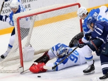 Фоторепортаж с матча КХЛ «Динамо» Москва — «Барыс» 3:0