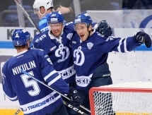 Фоторепортаж с матча КХЛ «Динамо» Москва — «Барыс» 3:0