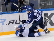 Фоторепортаж с матча КХЛ «Динамо» Москва — «Барыс» 3:0