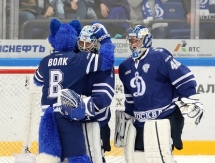 Фоторепортаж с матча КХЛ «Динамо» Москва — «Барыс» 3:0