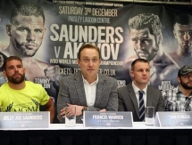 Потенциальные соперники Головкина Сондерс и Акавов провели финальную пресс-конференцию