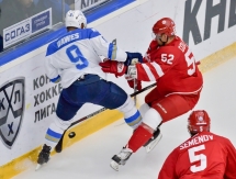 Фоторепортаж с матча КХЛ «Витязь» — «Барыс» 4:2