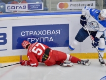 Фоторепортаж с матча КХЛ «Витязь» — «Барыс» 4:2